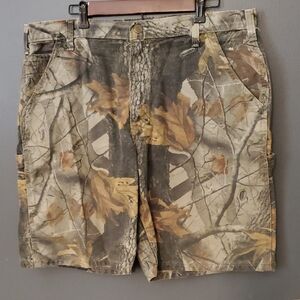 Carhartt Realtree Hardwoods Cargo Shorts Size 38